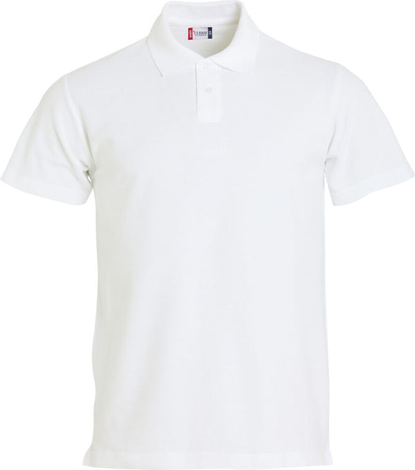 Clique Basic Polo S/S Junior - Wit