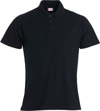 Clique Basic Polo S/S Junior - Zwart