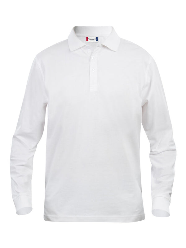 Clique Classic Lincoln L/S Polo - Wit