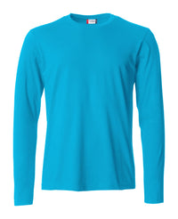 Clique Basic-T L/S - Turquoise