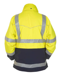 Parka Frankfurt, fluor geel - marine
