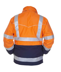 Parka Frankfurt, fluor oranje - marine