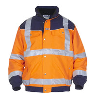 Jacket Furth, fluor oranje - marine