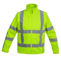 Softshell Toulon RWS, fluor geel