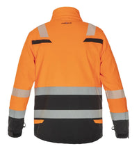 Softshell Telford, fluor oranje - zwart
