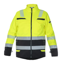 Softshell Telford, fluor geel - zwart