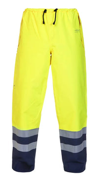 Regenbroek Neede, fluor geel - marine