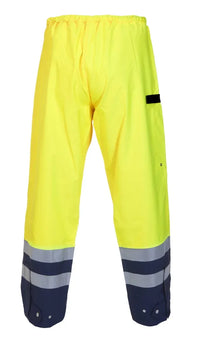 Regenbroek Neede, fluor geel - marine