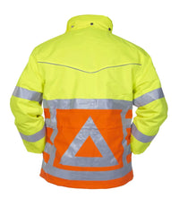 Parka Verk.Reg Florence, fluor oranje - fluor geel