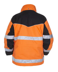 Parka Freiburg, fluor oranje - zwart