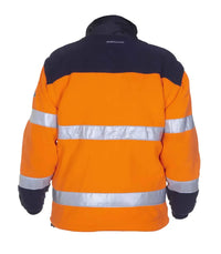 Fleece Feldkirchen, fluor oranje - marine