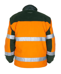 Fleece Fulham, fluor oranje - groen