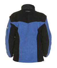 Fleece Kolding, zwart - korenblauw