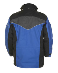 Parka Kolding, zwart - korenblauw