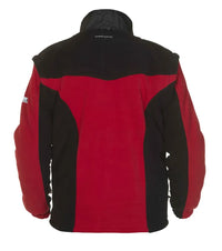 Fleece Keulen, zwart - rood