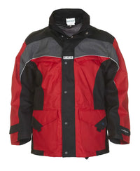 Parka Keulen, zwart - rood