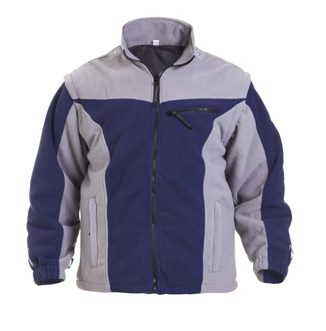 Fleece Klagenfurt, marine - grijs