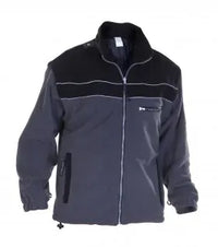 Fleece Kiel, zwart - grijs