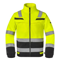 Fleece Torgau, fluor geel - zwart