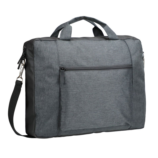 Clique Prestige Briefcase - Antraciet melange