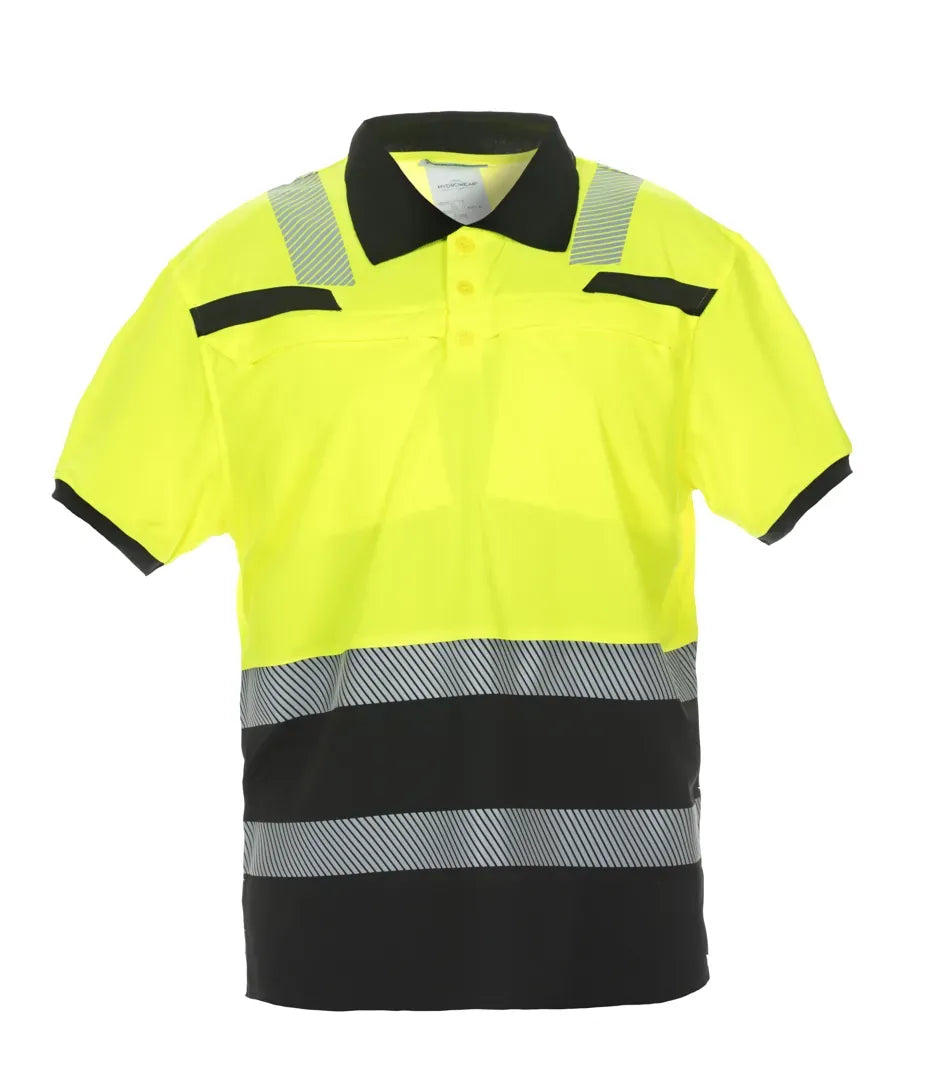 Polo Thorne, fluor geel - zwart