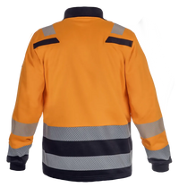 Sweater Tokio, fluor oranje - zwart