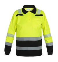 Sweater Tokio, fluor geel - zwart