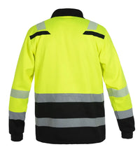 Sweater Tokio, fluor geel - zwart