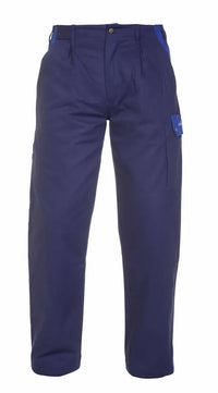Werkbroek Peize, marine - korenblauw