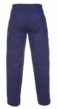 Werkbroek Peize, marine - korenblauw