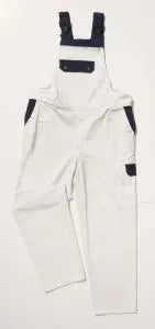 Amerikaanse Overall Petten, wit - marine