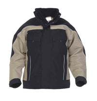 Winterjacket Rimini, zwart - kaki