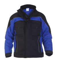 Winterjacket Rijswijk, zwart - korenblauw