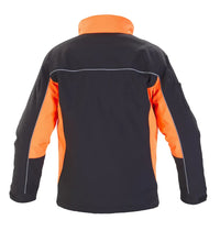 Softshell Rio, zwart - oranje