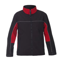 Softshell Rio, zwart - rood