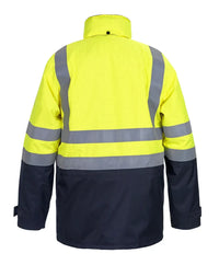 Multinorm Parka Miramas, fluor geel - marine