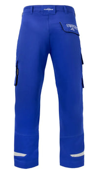 Multinorm Broek Monza, korenblauw - zwart
