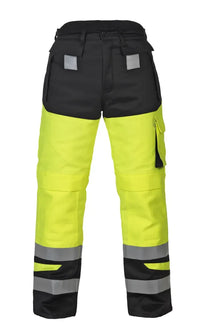 Multinorm Winterbroek Marokko, fluor geel - zwart