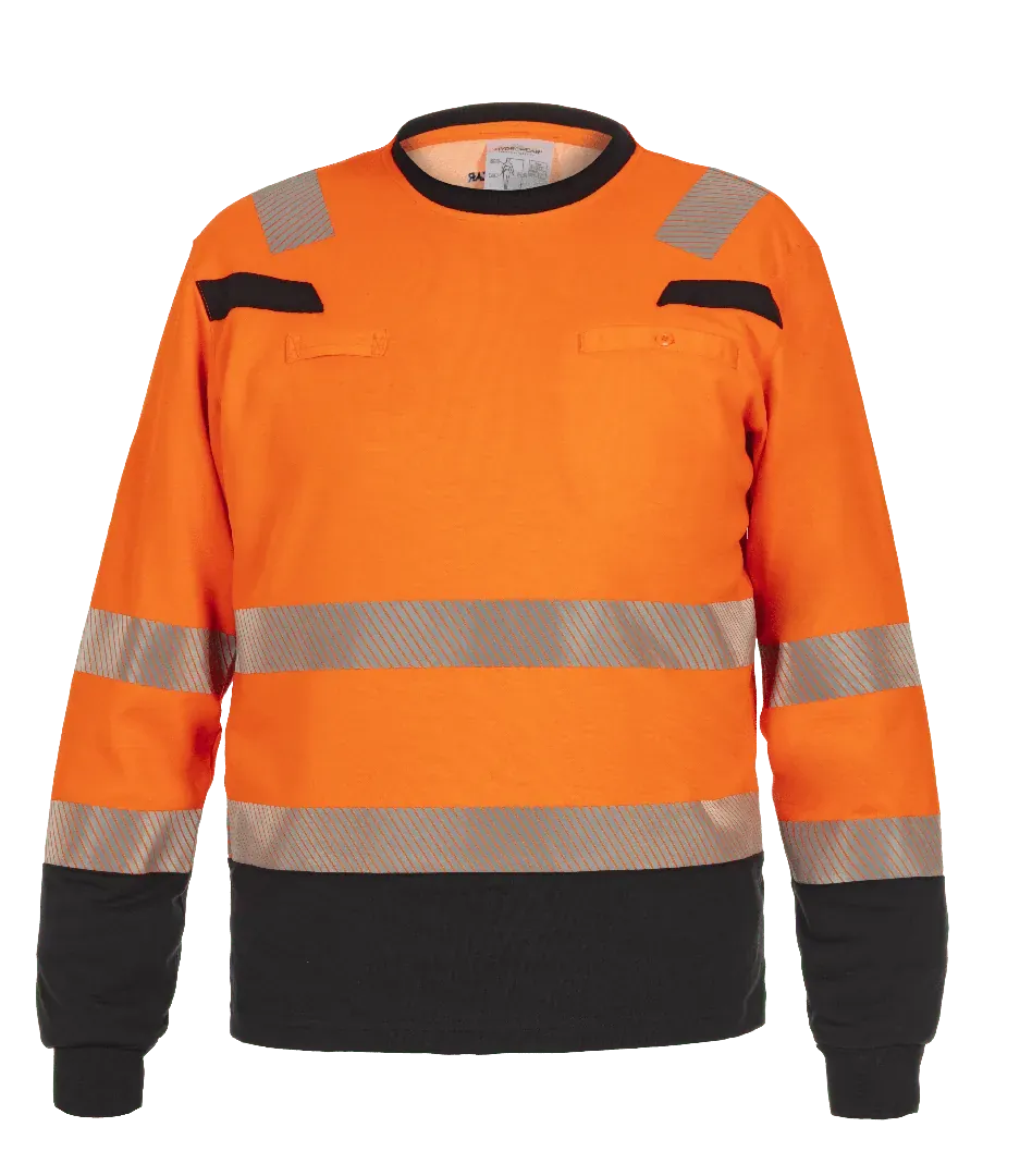 FR AST Shirt Murcia, fluor oranje - zwart