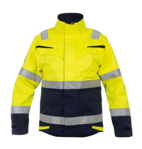 Multinorm Parka Matre, fluor geel - marine