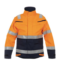 Multinorm Parka March, fluor oranje - marine