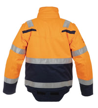 Multinorm Parka March, fluor oranje - marine