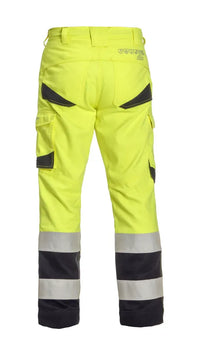 Arc2 Broek Marrakesh, fluor geel - marine