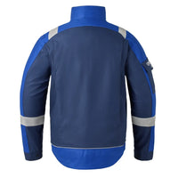Werkjas Java Multistretch, marine - korenblauw