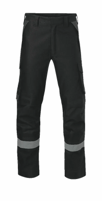 Broek Jakarta Multistretch, zwart - grijs