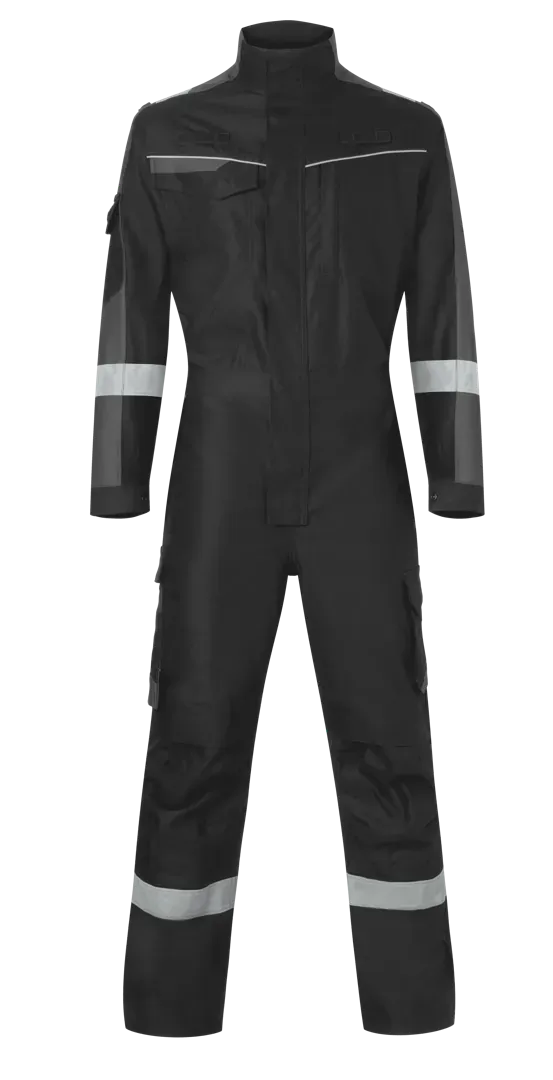 Multinorm Overall Jamaica, zwart - grijs