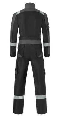Multinorm Overall Jamaica, zwart - grijs