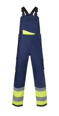 Multinorm Am Overall Joplin, marine - fluor geel