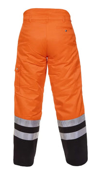EN 20471 Broek Hastings, fluor oranje - zwart