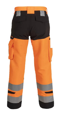 EN 20471 Broek Hertford, fluor oranje - zwart